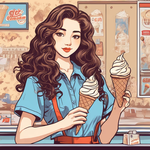 Ice Cream Girl 1