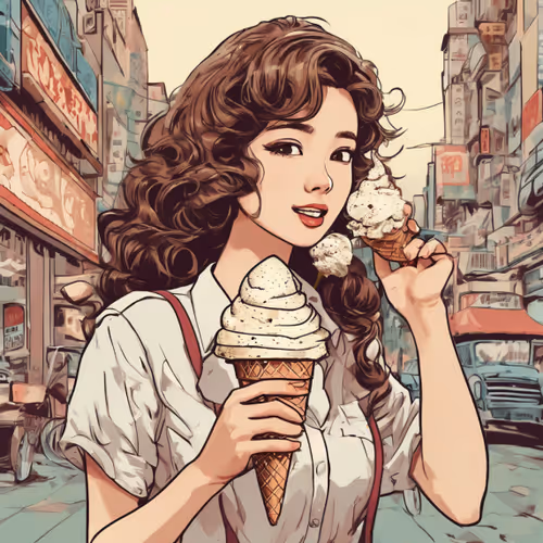 Ice Cream Girl 1