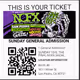 NOFX Ticket Stub 10/06/2024