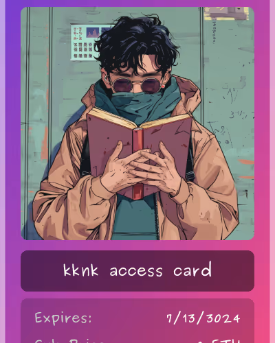 kknk club card