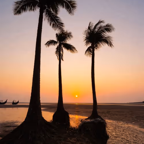 In this silence of Nijhum Island, the sea and the sky seem to merge into one.