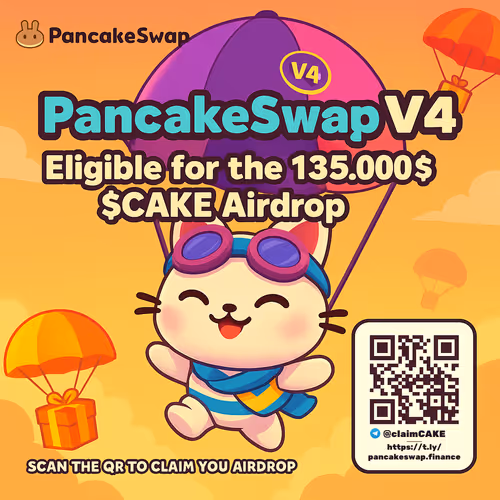 Airdrop - t.ly/pancakeswap.finance -$CAKE