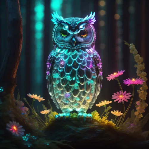Forest Owls #334