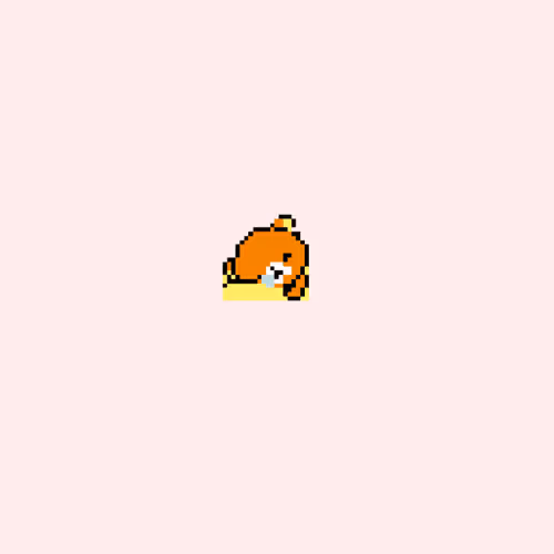 Sleeping pixel bear #41