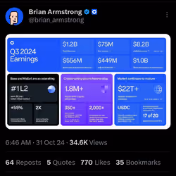 Coinbase earnings 