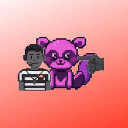 Pixel Squirrel Football #100