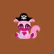 squirrel pirat #205