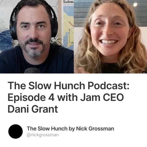 The Slow Hunch Podcast Episode 4 With Jam Ceo Dani