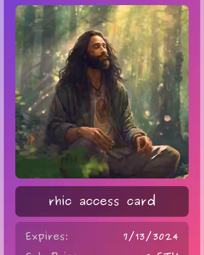 rhic club card