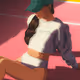 Green cap