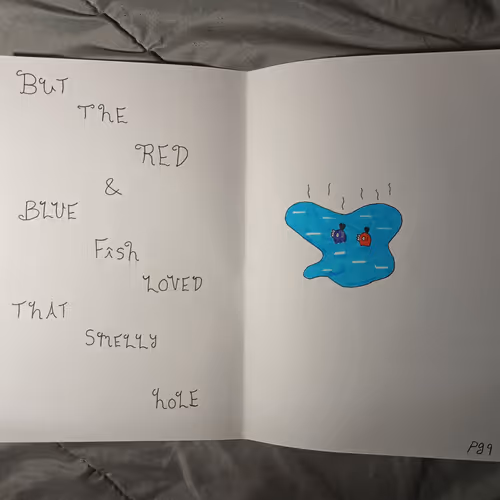The same smelly hole book page #9