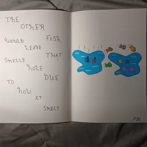 The same smelly hole book page #6