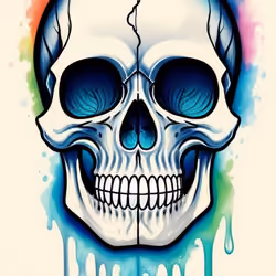 SKull Painting #16292