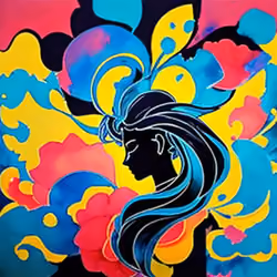 Woman silhouette #6