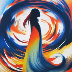 Woman silhouette #9