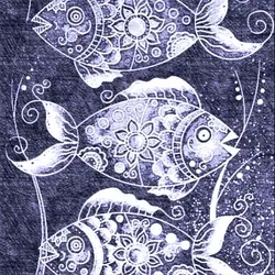 three colors of fish #369