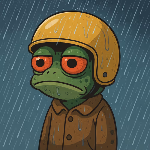 Frog use helmet