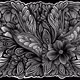 Inked Doodle Blooms