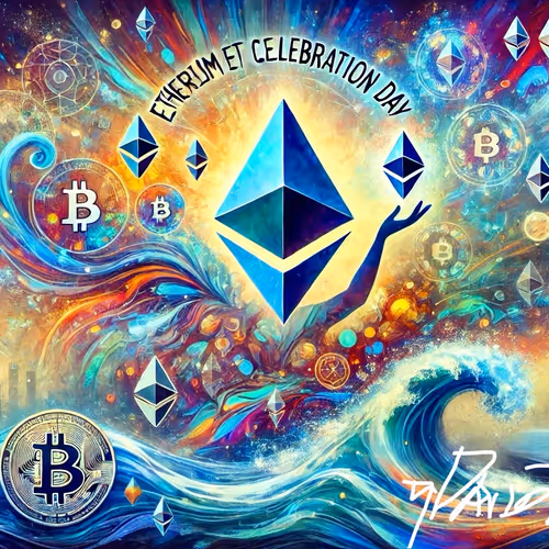 Liberty Hand For Ethereum Celebration Day By David