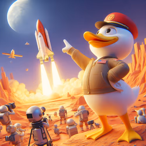 goose on the mars