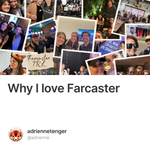 Why I love Farcaster #1