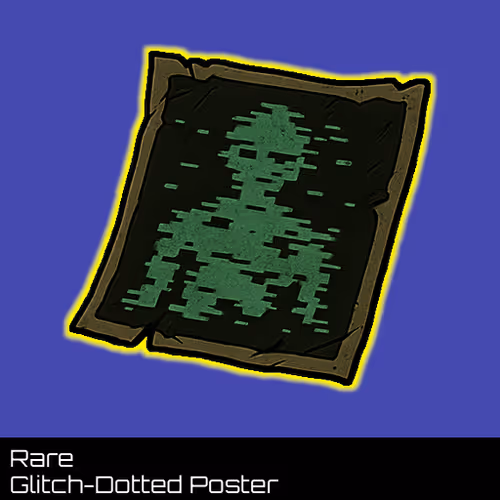 Glitch-Dotted Poster