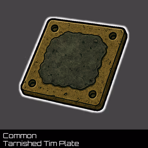 Tarnished Tim Plate