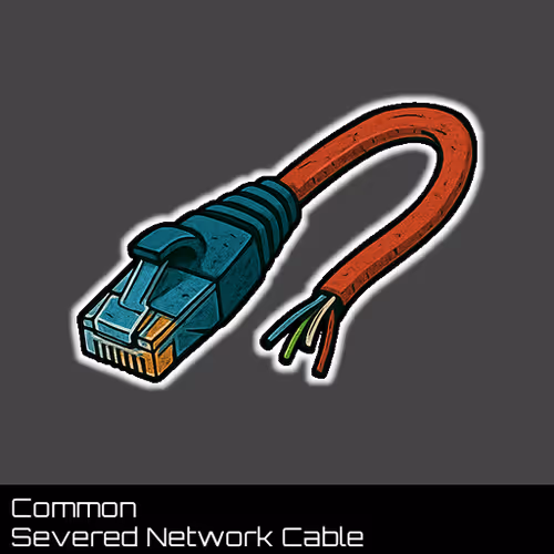 Severed Network Cable