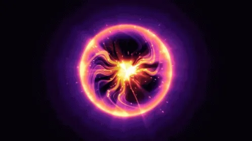Purple Orange Sphere