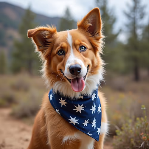 green eyed dog 