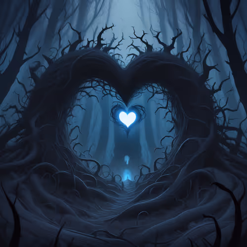 In a dark