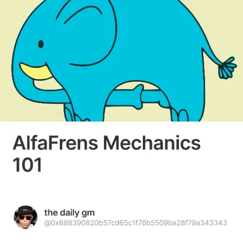 AlfaFrens Mechanics 101 #5
