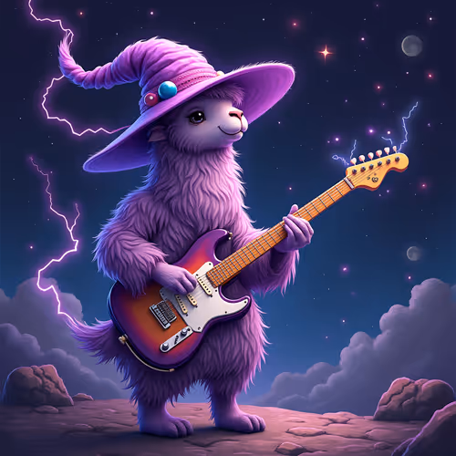 purple llama with