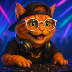 Dj Baby Meow — CatArt #50
