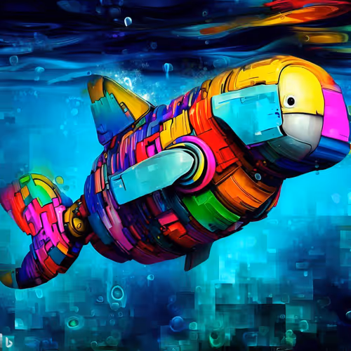 Fish Robot X Swimming
