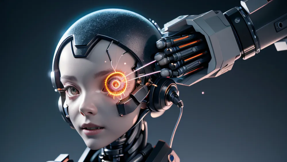 Ocular Calibration Nano Drone Crew Futuristic Android Art Micro Futuristic Workshop