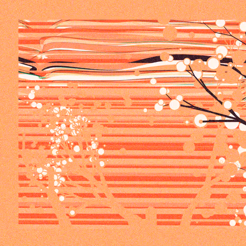 The Blossoms Of Apple Trees Behind The River
