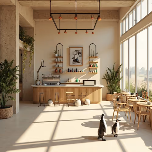 Polar penguen coffee