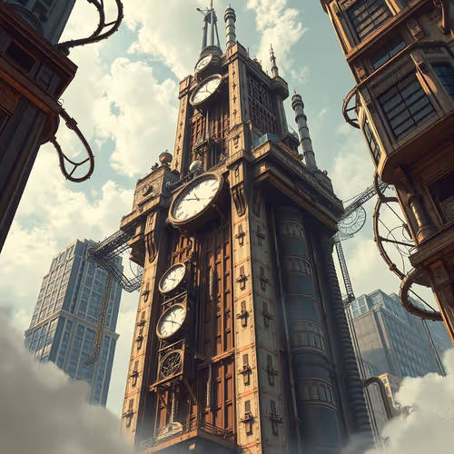 Steampunk Skyscrapers Base