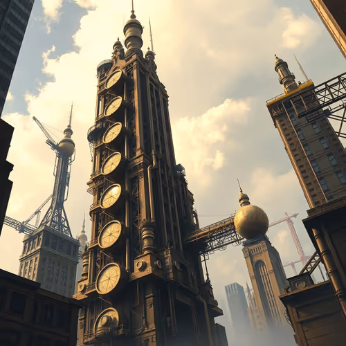 Steampunk Skyscrapers Base