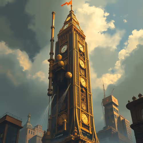 Steampunk Skyscrapers Base