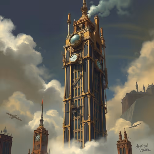 Steampunk Skyscrapers Base