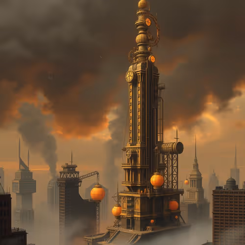Steampunk Skyscrapers Base