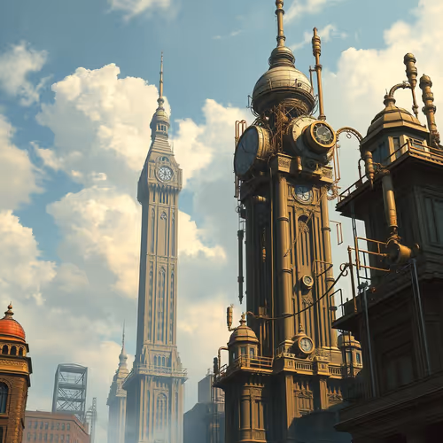 Steampunk Skyscrapers Base