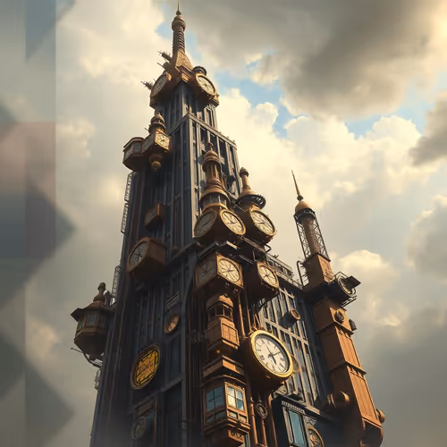 Steampunk Skyscrapers Base