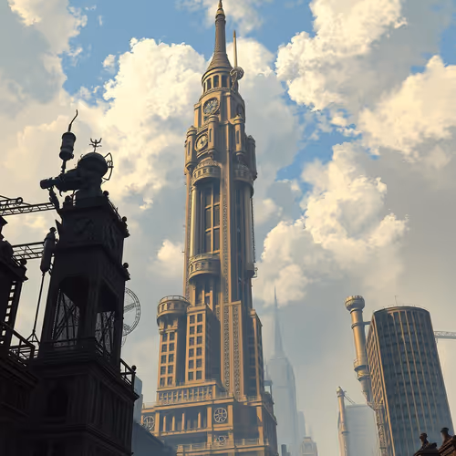 Steampunk Skyscrapers Base