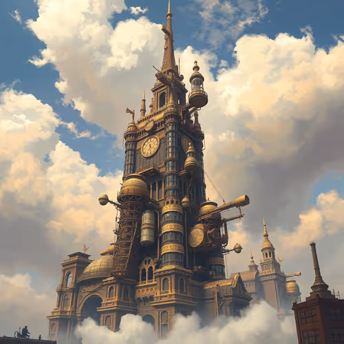 Steampunk Skyscrapers Base