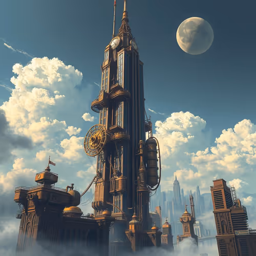 Steampunk Skyscrapers Base