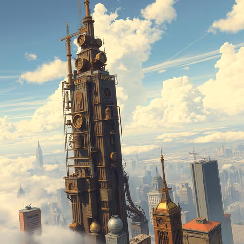 Steampunk Skyscrapers Base