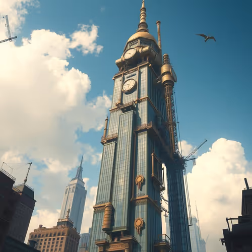 Steampunk Skyscrapers Base
